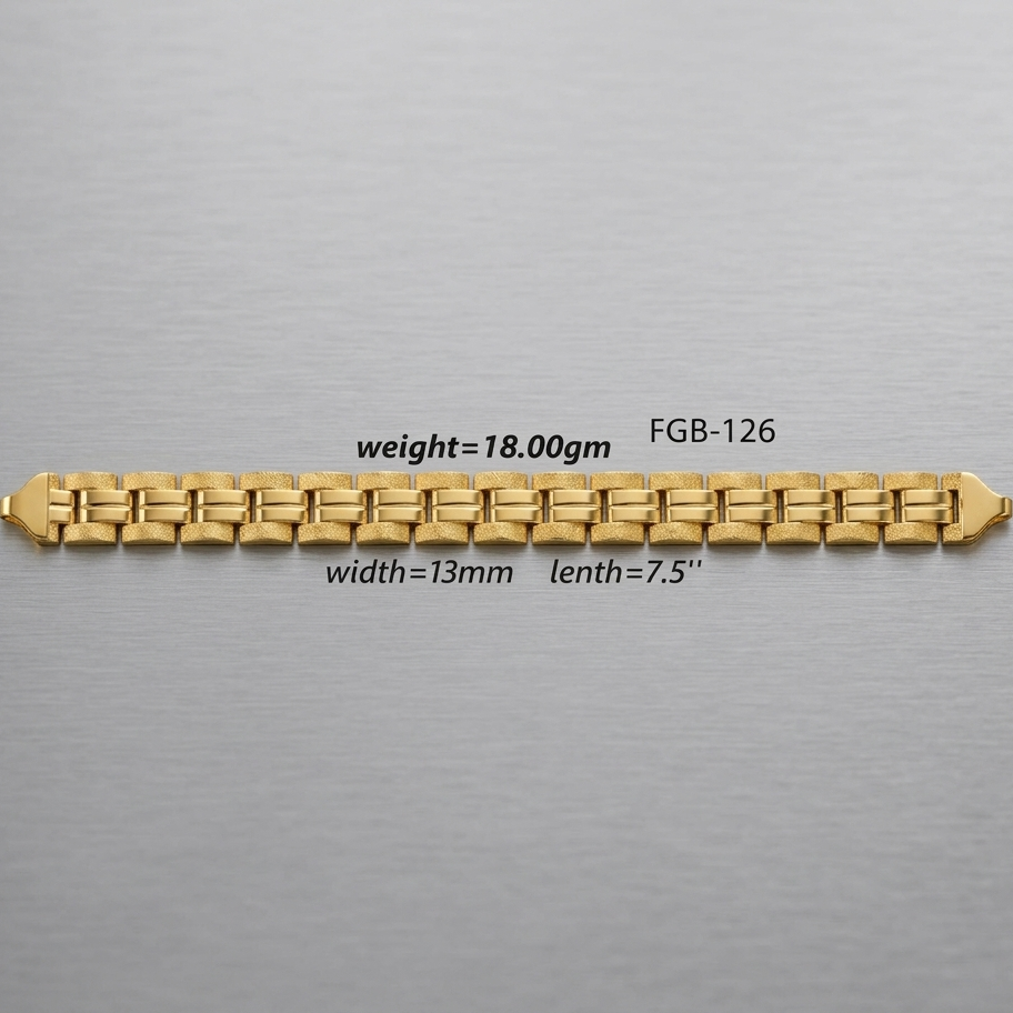 18gms Mens Paper Casting Bracelet #SB