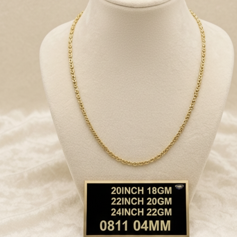 18gms Choko Type Casting chains-0811 #BB