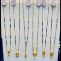 Short Mangalsutra with unique pendants