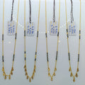 Short Mangalsutra with leaf pattern