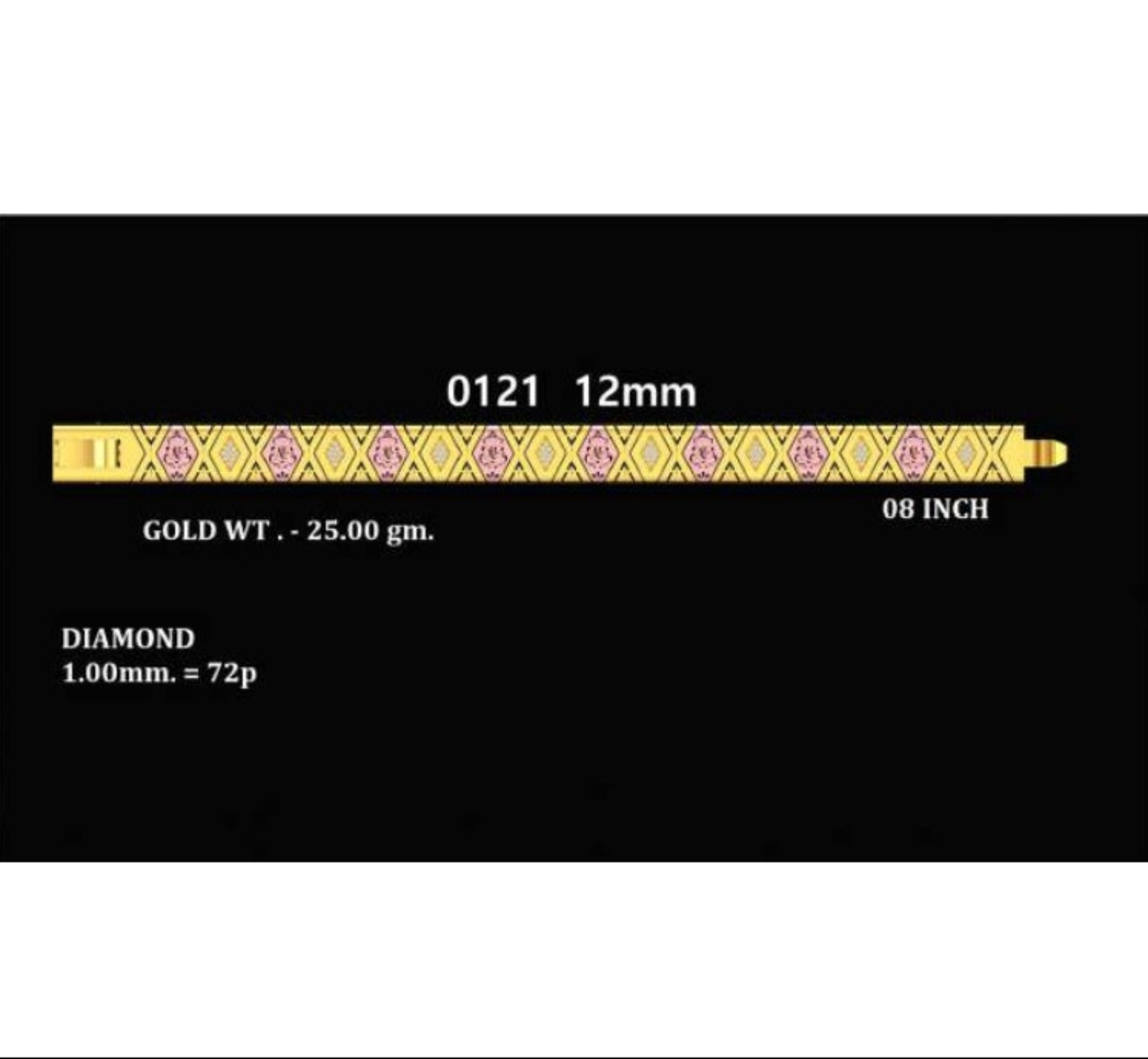 25gm Paper Casting Bracelet - 0121  #BB