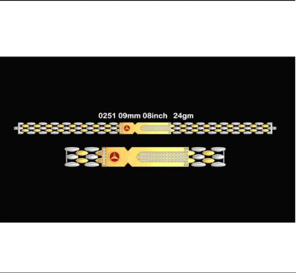 24gm Paper Casting Bracelet - 0251  #BB