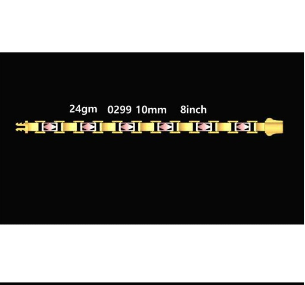 24gm Paper Casting Bracelet - 0299 #BB