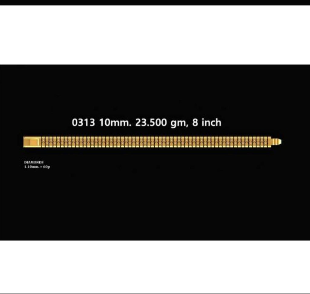 24gm Paper Casting Bracelet - 0313 #BB