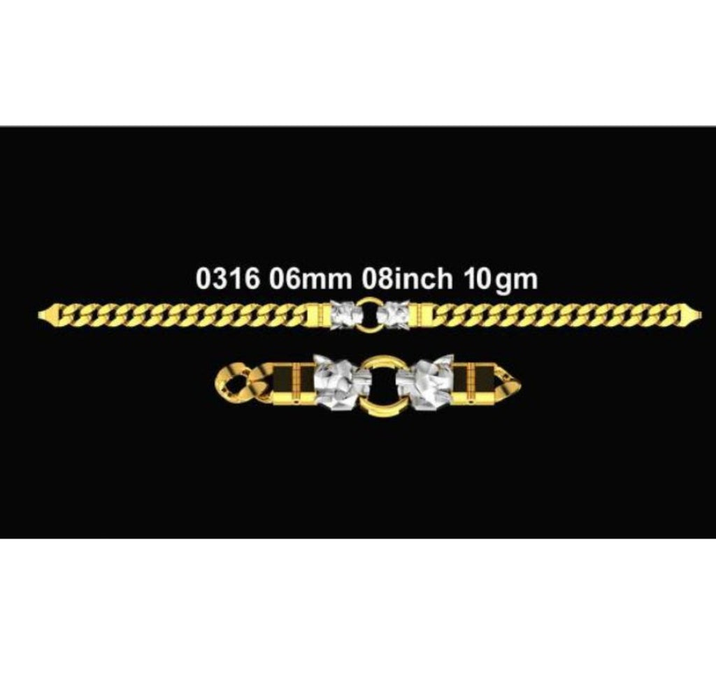 10gm Paper Casting Bracelet - 0316 #BB