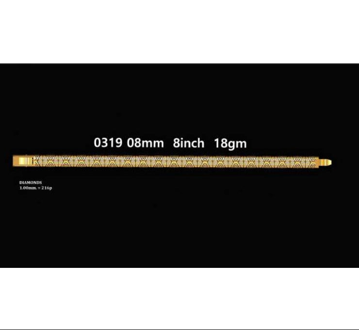 18gm Paper Casting Bracelet - 0319  #BB