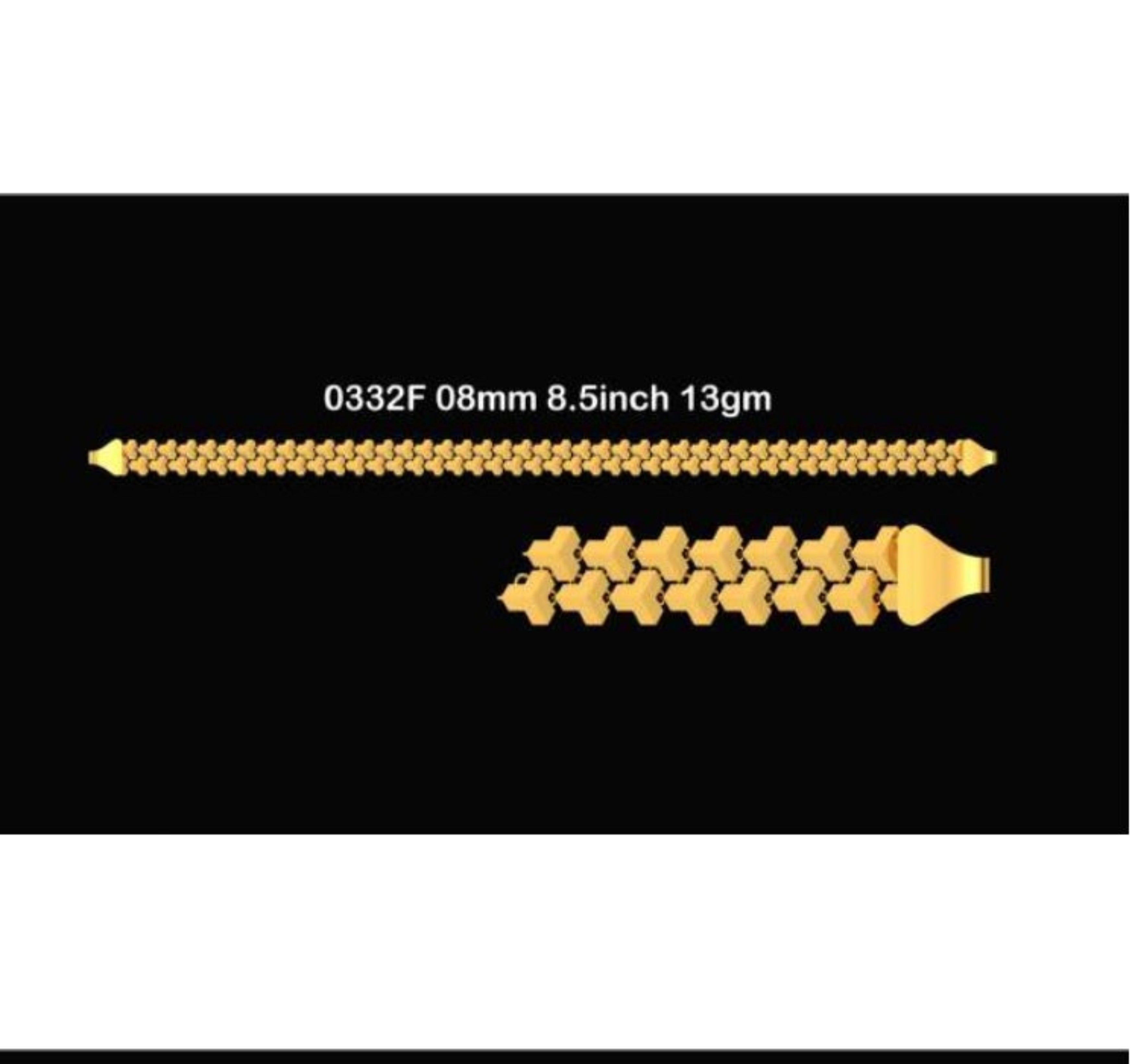 13gm Paper Casting Bracelet - 0332F #BB