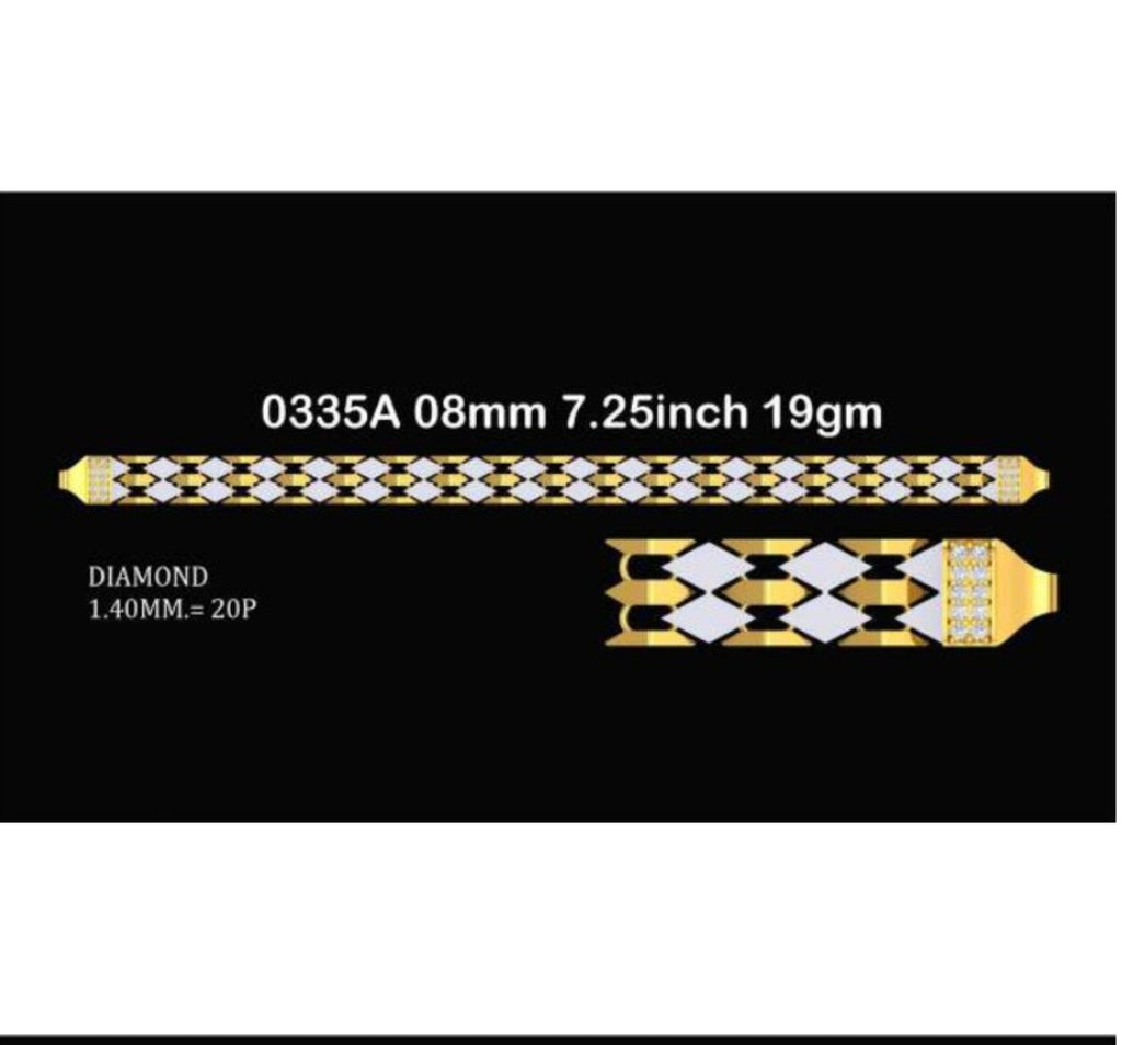 19gm Paper Casting Bracelet - 0335A #BB