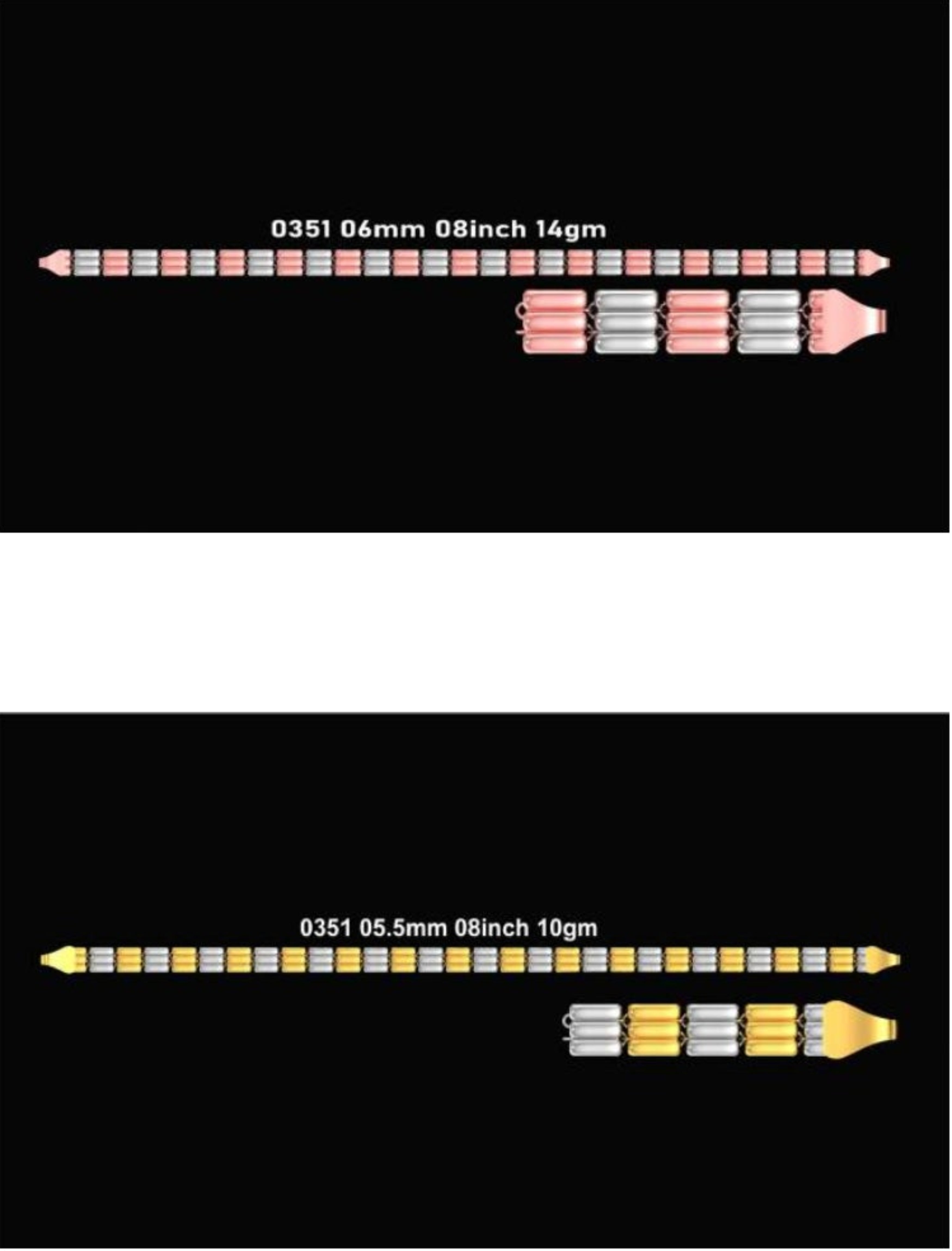 14gm Paper Casting Bracelet - 0351 #BB