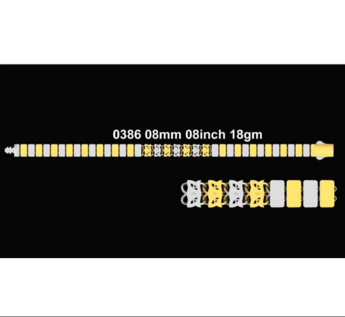18gm Paper Casting Bracelet - 0386 #BB