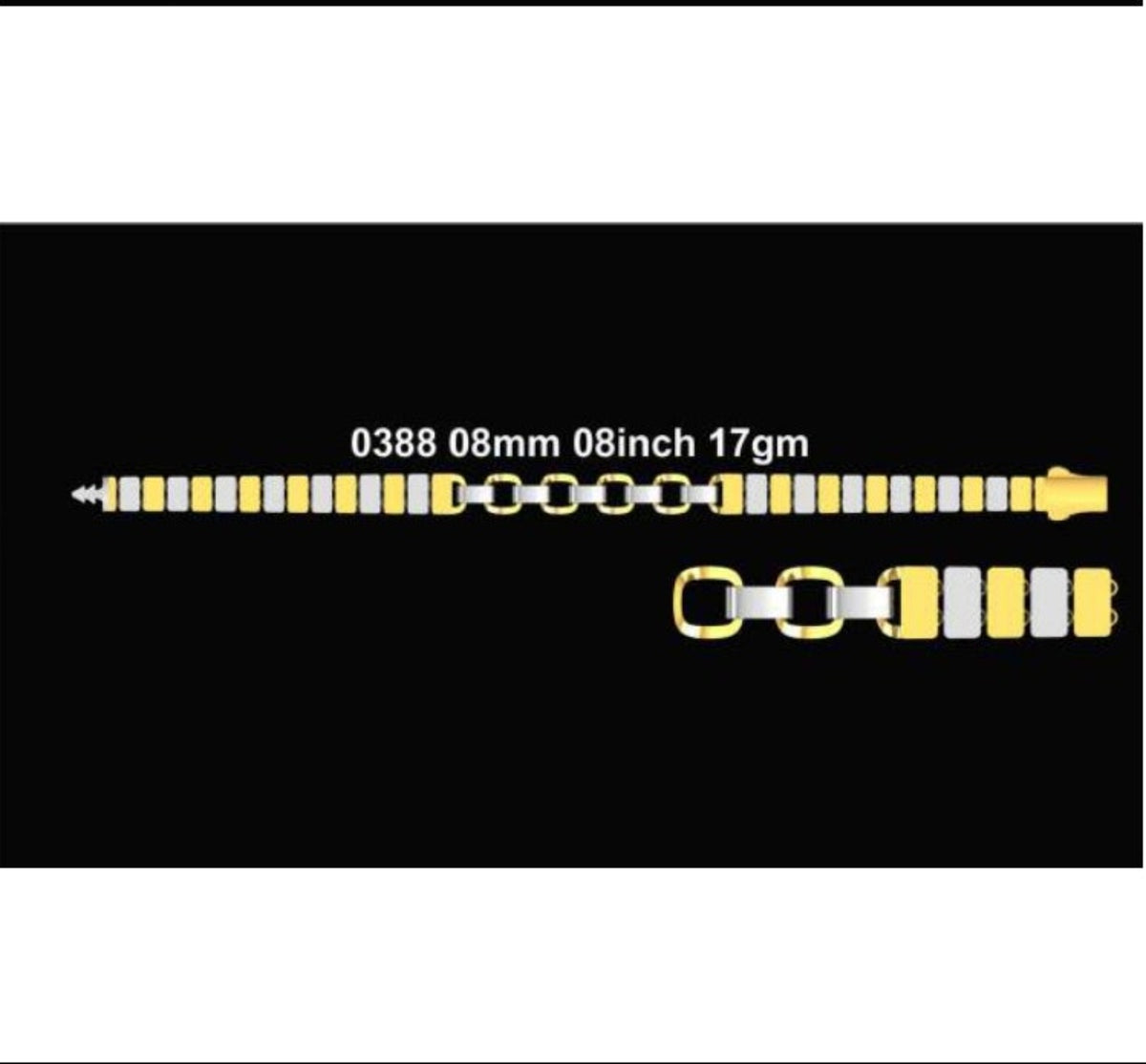 17gm Paper Casting Bracelet - 0388 #BB
