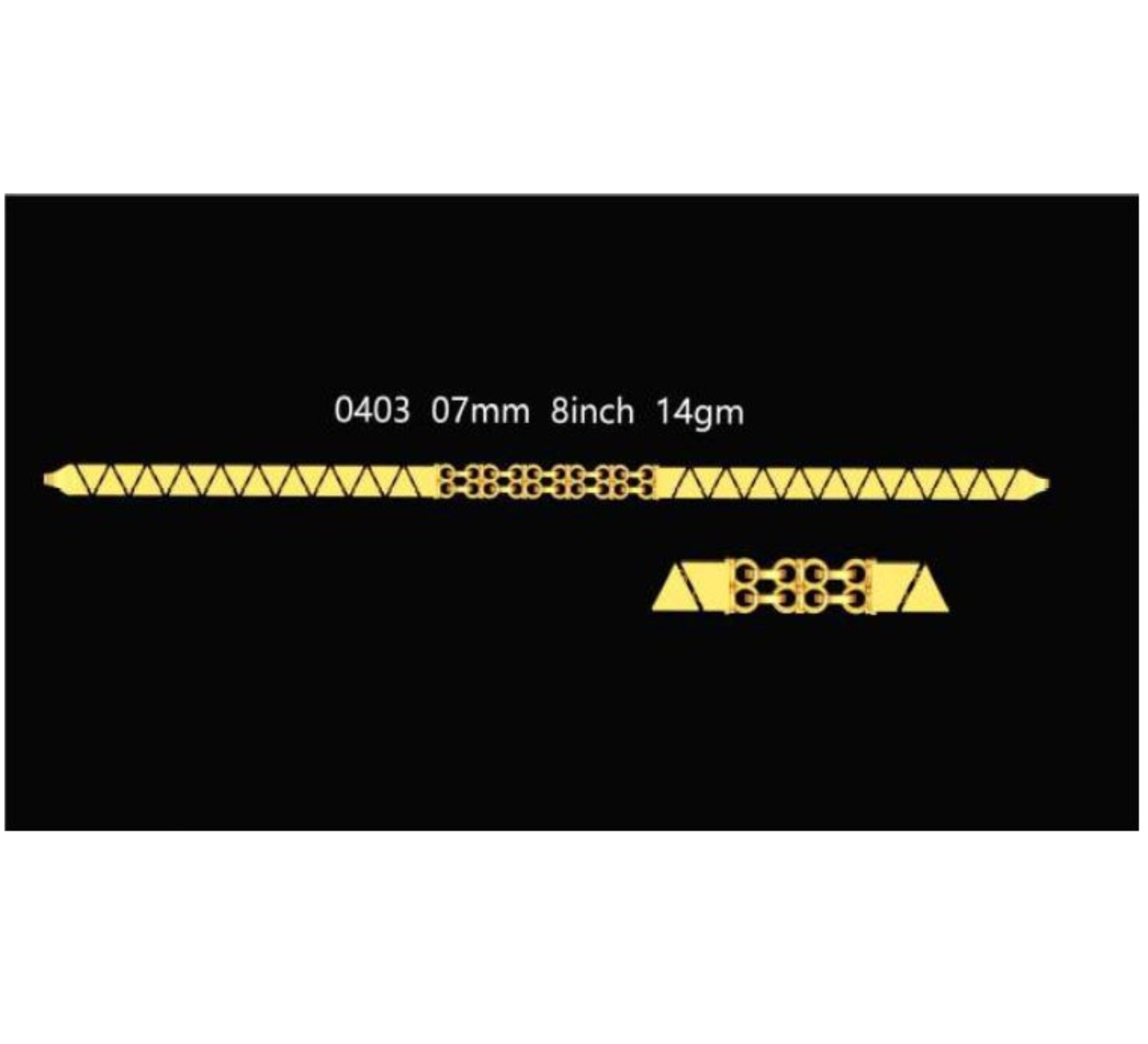 14gm Paper Casting Bracelet - 0403 #BB