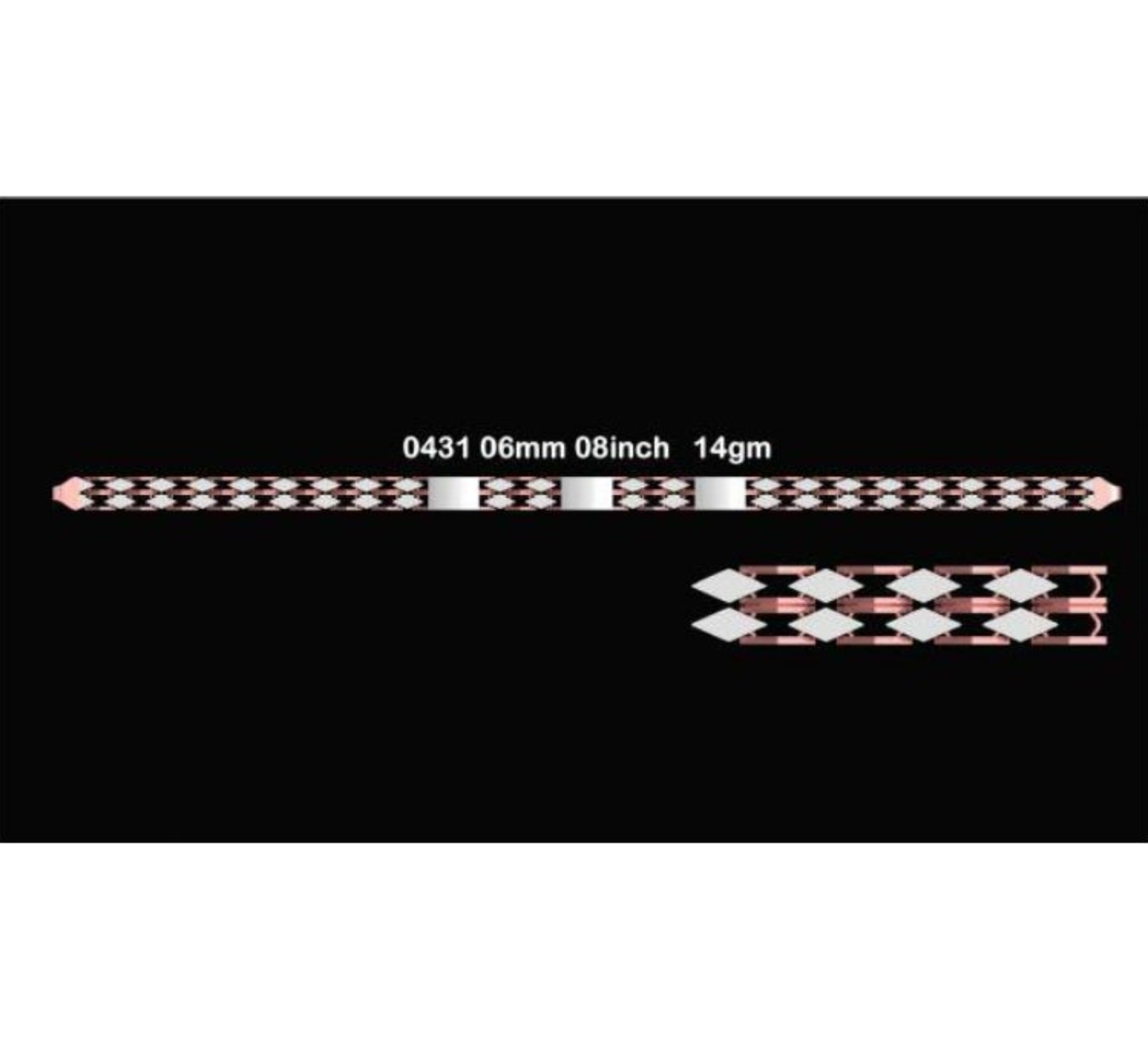 14gm Paper Casting Bracelet - 0431 #BB