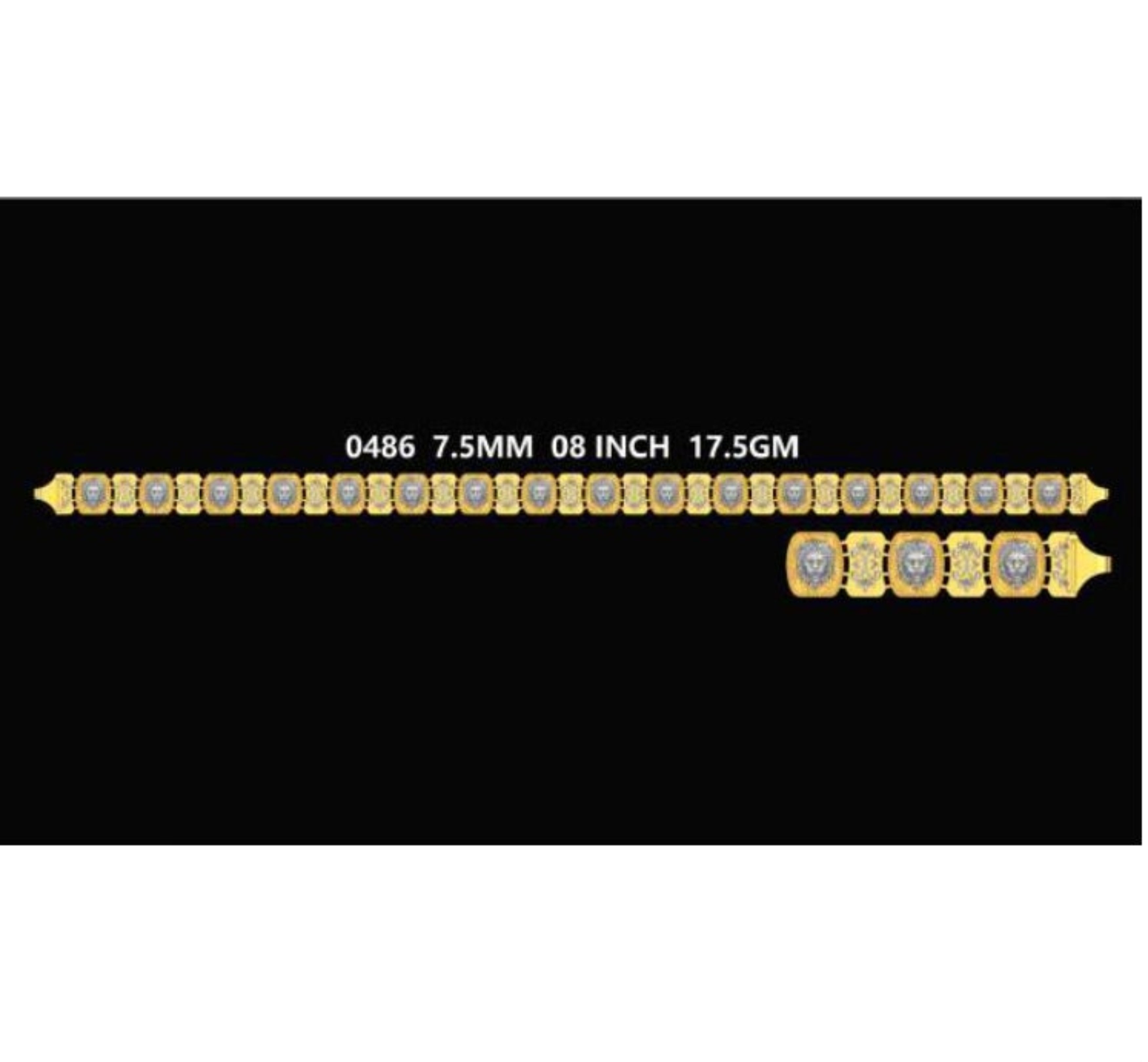 18gm Paper Casting Bracelet - 0486 #BB