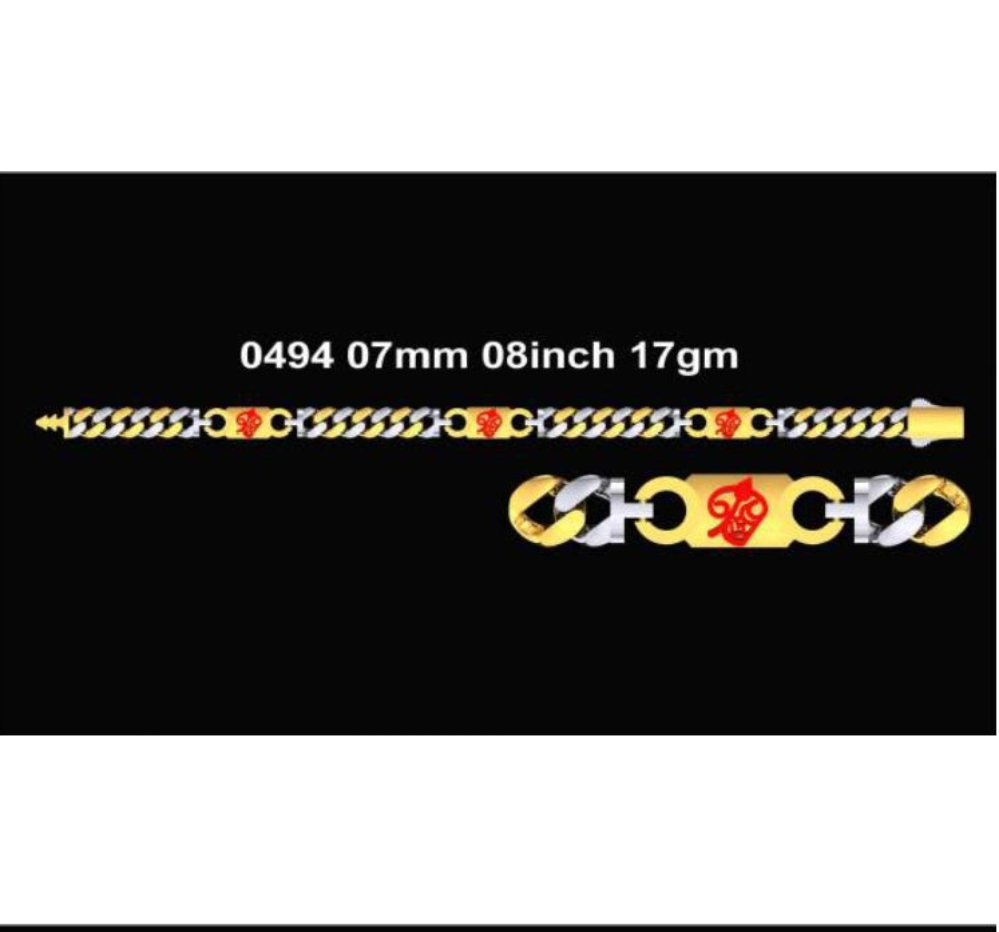 17gm Paper Casting Bracelet - 0494 #BB