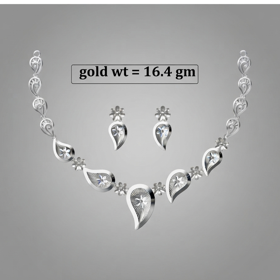 17gms Womens Paper Casting Necklace #SB