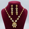 22gms Womens Paper Casting Necklace Floral Design #SB