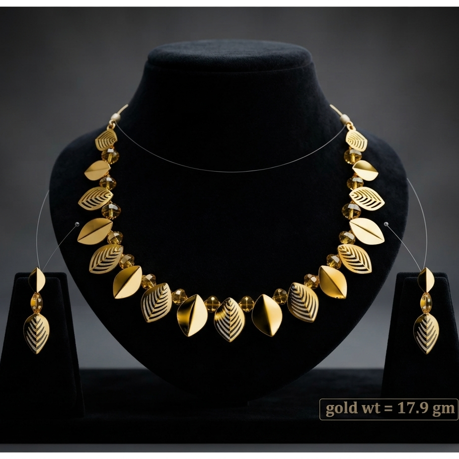 18gms Womens Paper Casting Necklace #SB