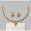 11gms Womens Paper Casting Necklace Leaf Design #SB