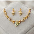 22gms Womens Paper Casting Necklace Leaf Design #SB