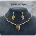13gms Womens Paper Casting Necklace Leaf Design #SB