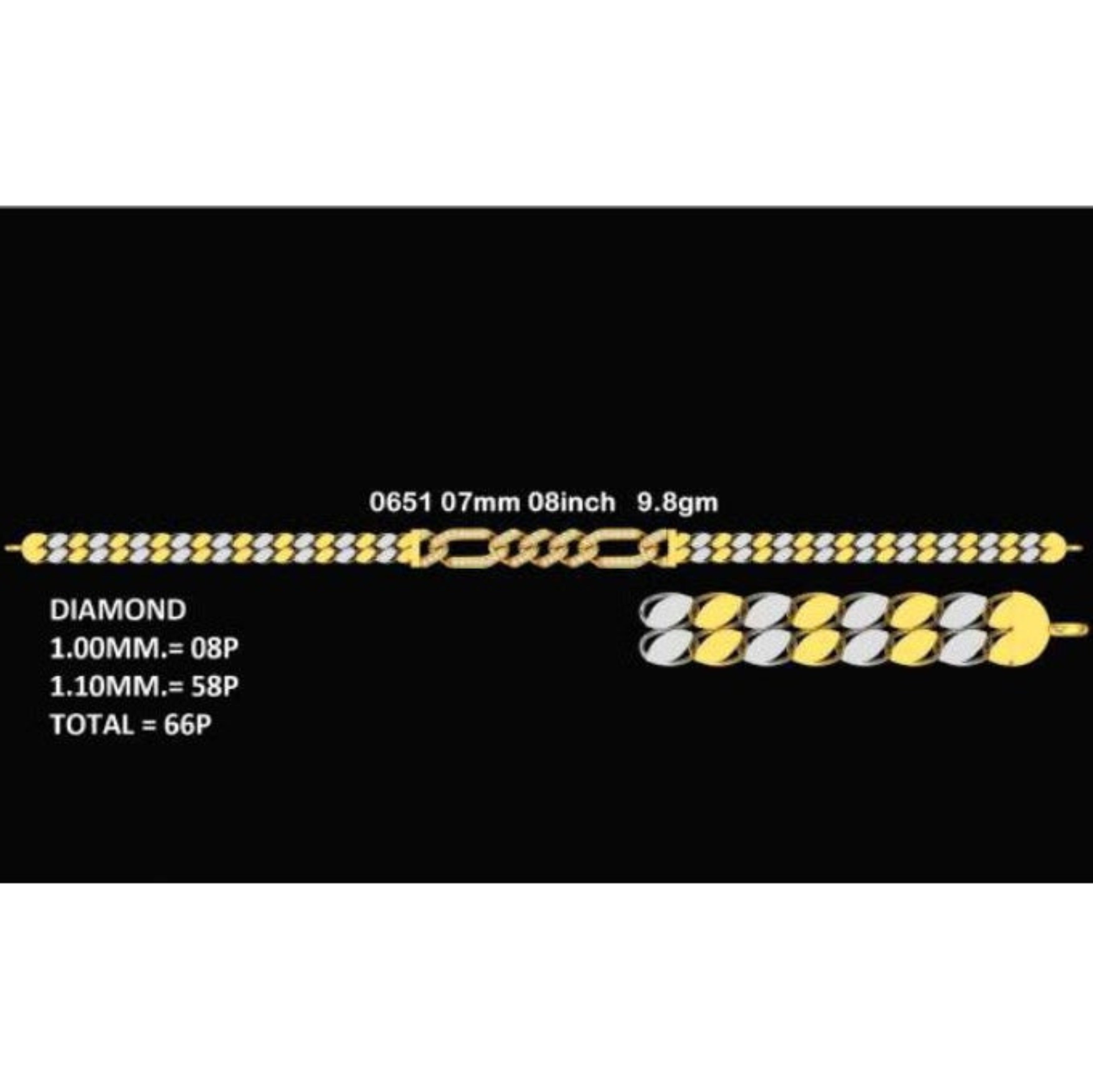 10gm Paper Casting Bracelet - 0651 #BB