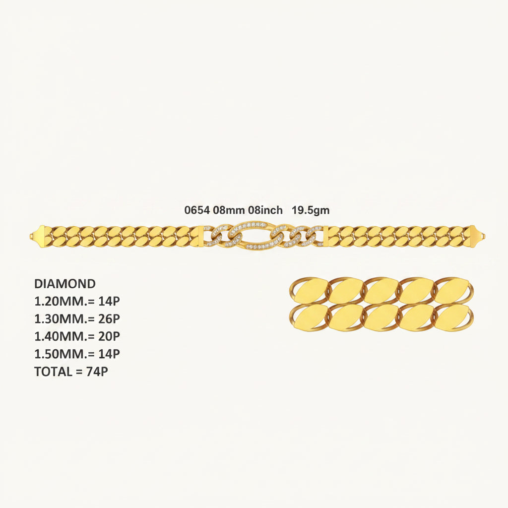 20gm Paper Casting Bracelet-0654 #BB