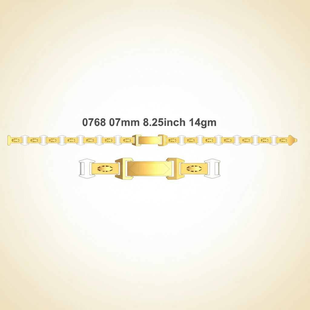 14gm Paper Casting Bracelet - 0768 #BB
