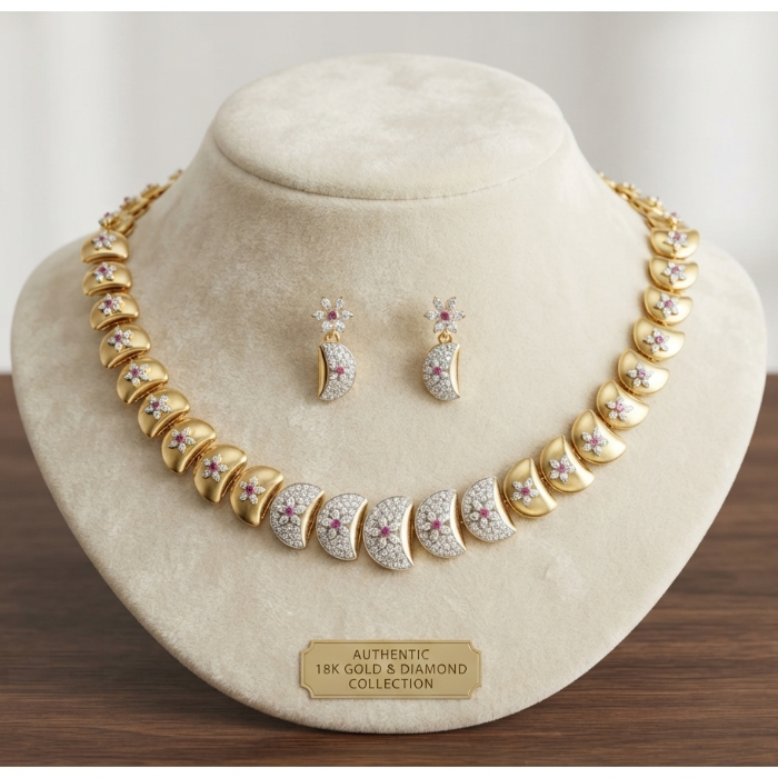 15gms Womens Paper Casting Necklace #SB