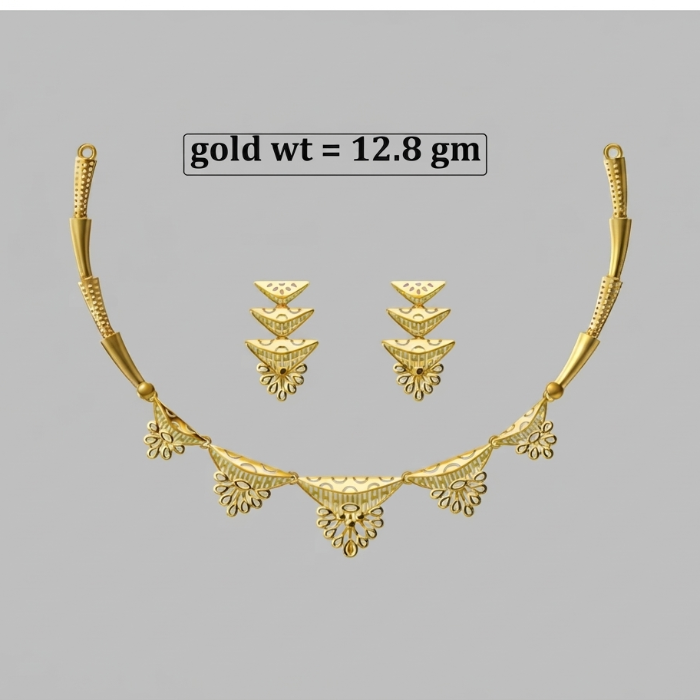 13gms Womens Paper Casting Necklace #SB