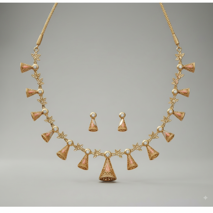 19gms Womens Paper Casting Necklace #SB