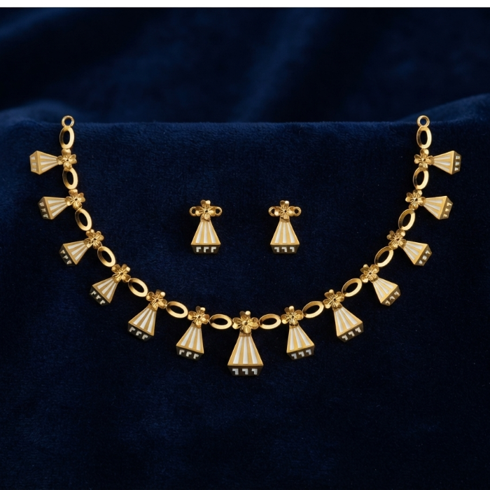 15gms Womens Paper Casting Necklace #SB