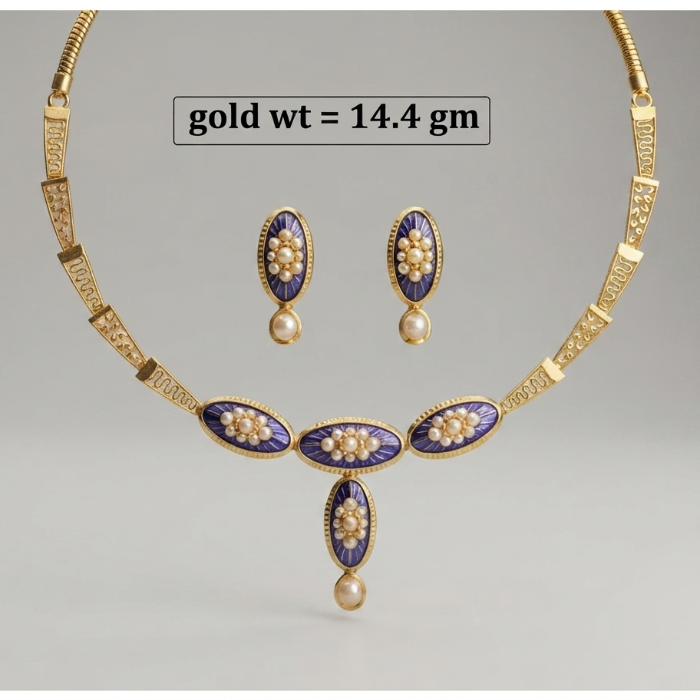 15gms Womens Paper Casting Necklace #SB