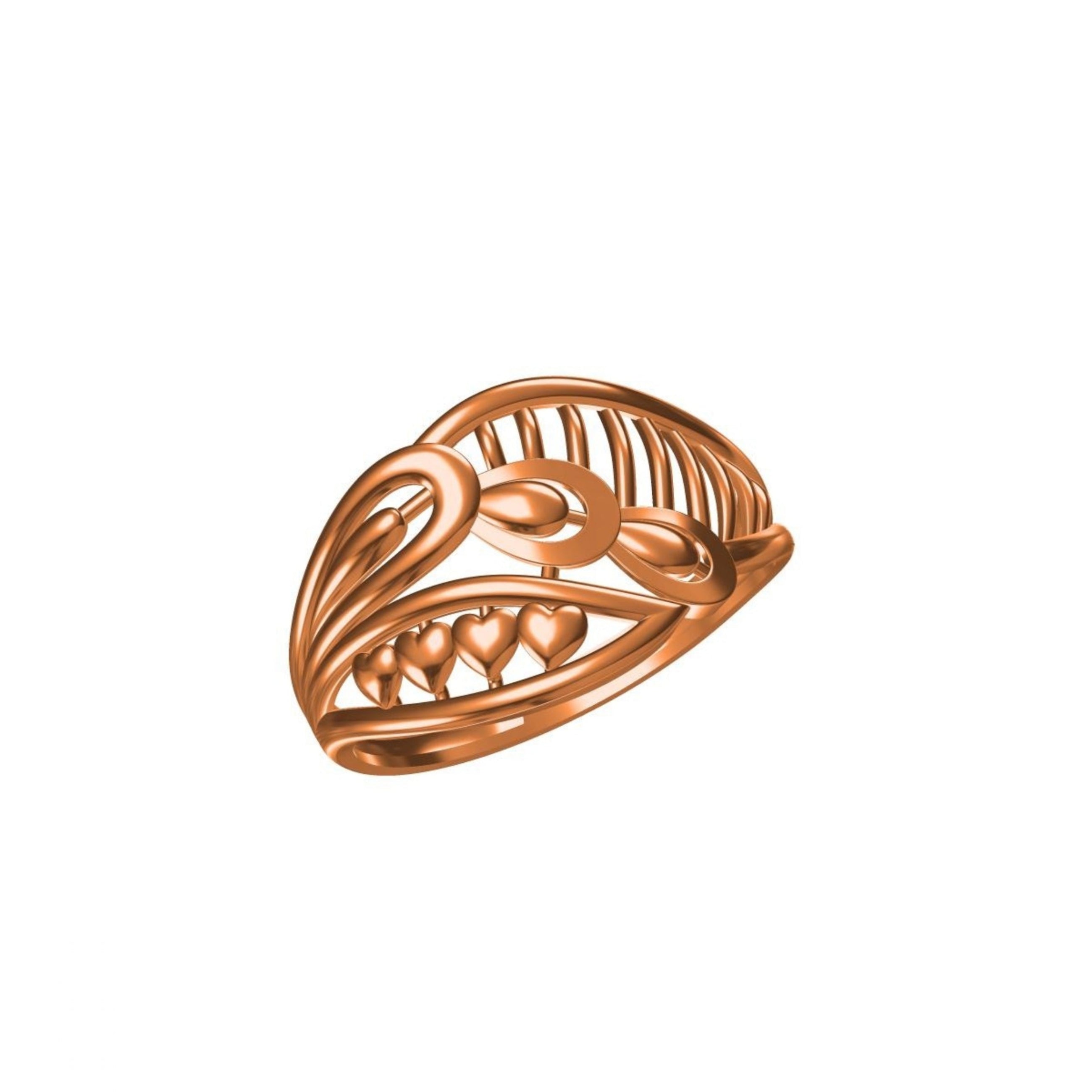 Designer womens casting ring