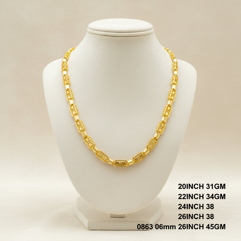 31gms Choko Type Casting chains-0863 #BB