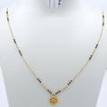 Short Mangalsutra with small pendant