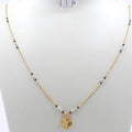 Short Mangalsutra with silver beed