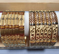 60gms fancy Half round Bangles