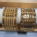 60gms fancy Half round Bangles