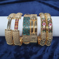 45gms fancy Half round Bangles