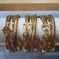 35gms fancy Half round Bangles