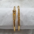 15gms Half round Bangles