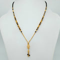 oval pendant Short Mangalsutra