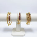 25gms fancy Half round Bangles