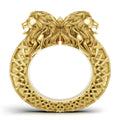Lion heads design Electroforming kada
