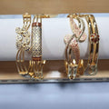 27gms fancy Half round Bangles
