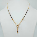 circle pendant Short Mangalsutra