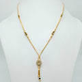 circle pendant Short Mangalsutra