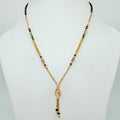 oval pendant Short Mangalsutra