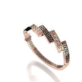 Zig zag Rose gold kada